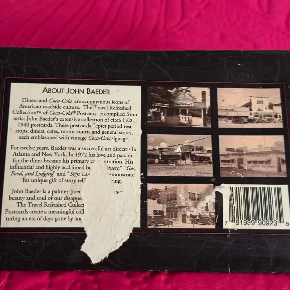 1996 Coca-Cola Travel Refreshed Postcard Collection Compiled by John Baeder